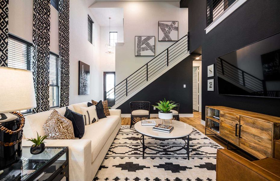 Representative Family Room - some options shown