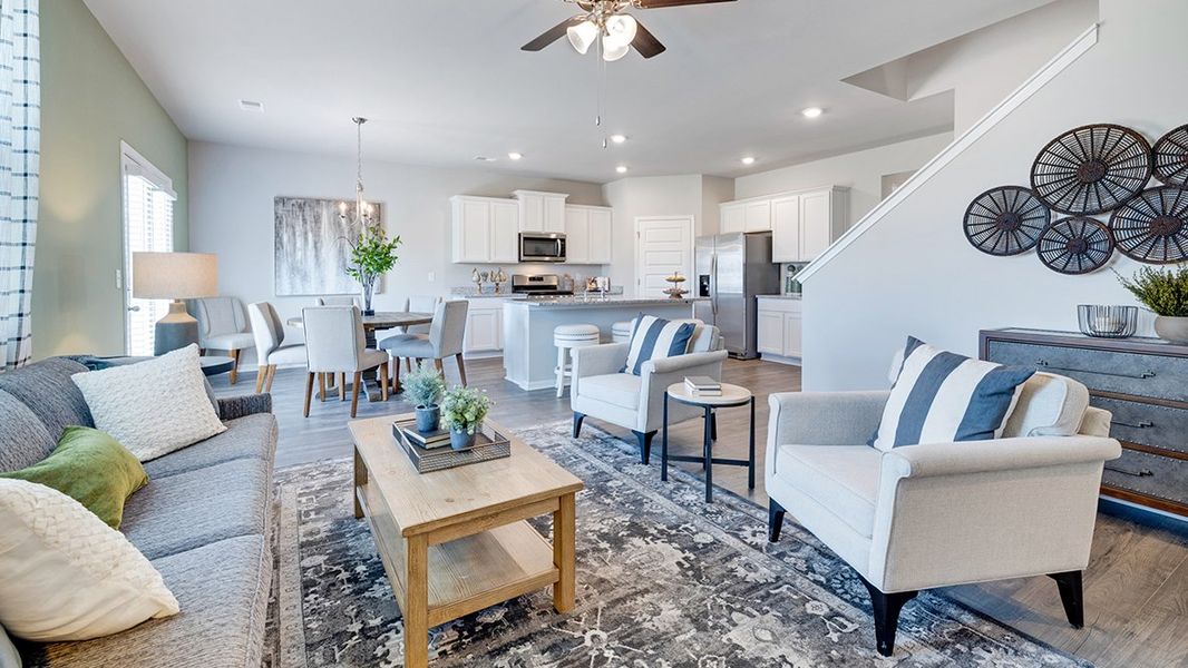 Representative furnished interior of a home built from the Hayden by D.R. Horton in Estates at Deer Hollow, Grovetown (Image 15).