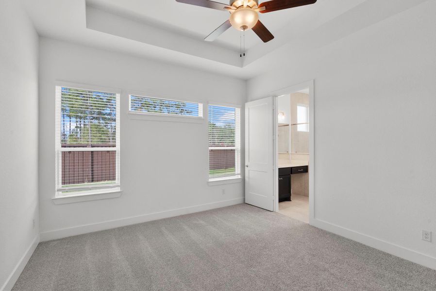 Spacious, unfurnished interior of a new home in The Trails, New Caney (Image 20).