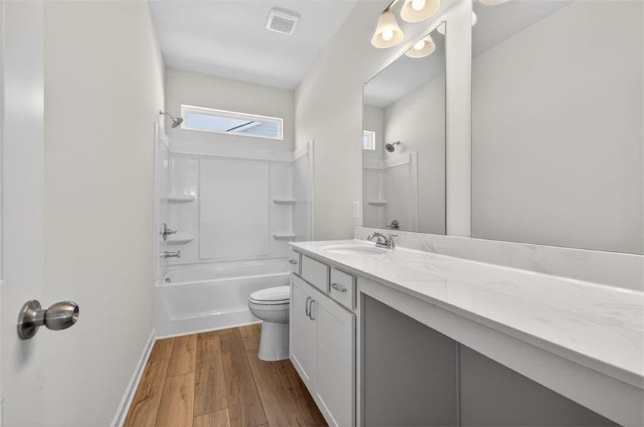 Furnished interior view inside a new home in Evergreen at Lakeside, Temple (Image 10).