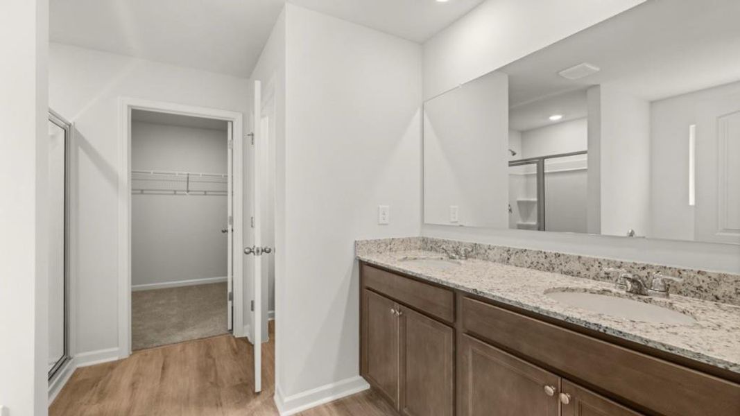 Furnished interior view inside a new home in Northwoods at Mirror Lake, Villa Rica (Image 9).