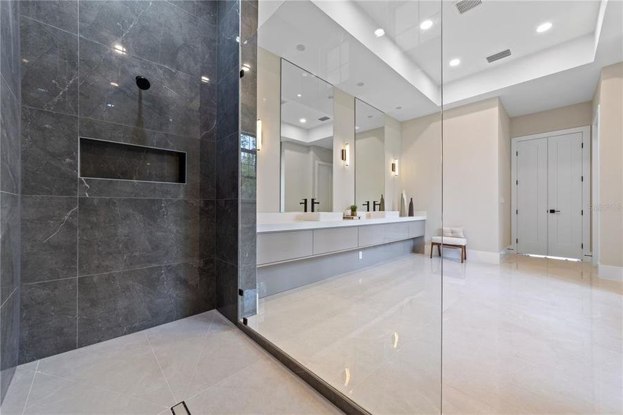 Furnished interior view inside a new home in Bella Collina, Montverde (Image 46). Furnished interior view inside a new home in Bella Collina, Montverde (Image 46).