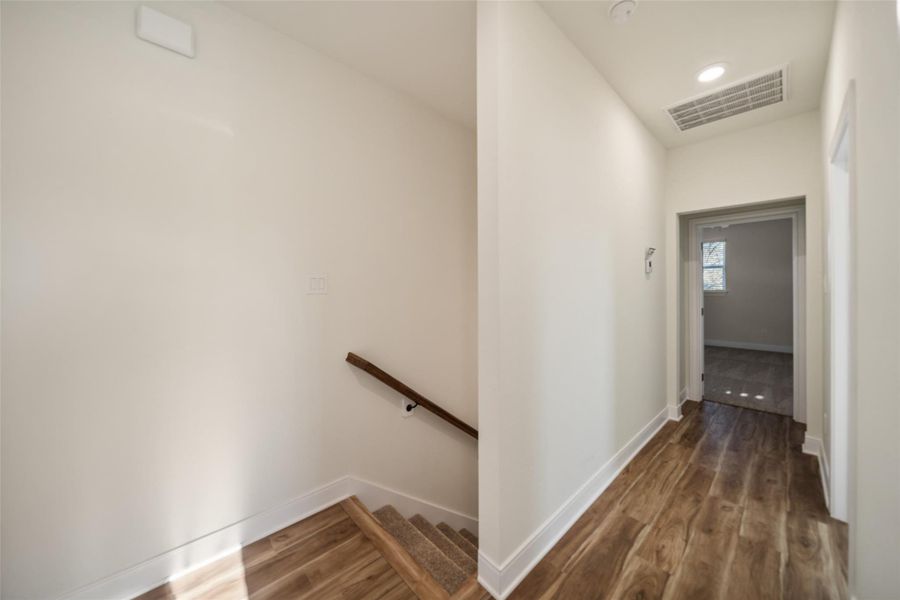 View from top landing.