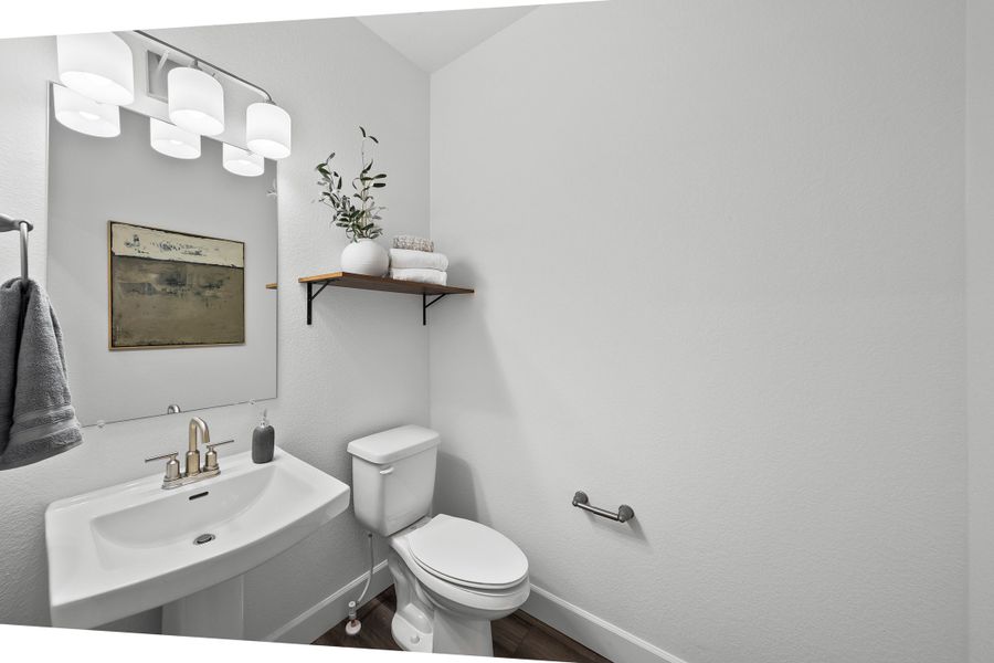 Furnished interior view inside a new home in Trailstone, Arvada (Image 12).