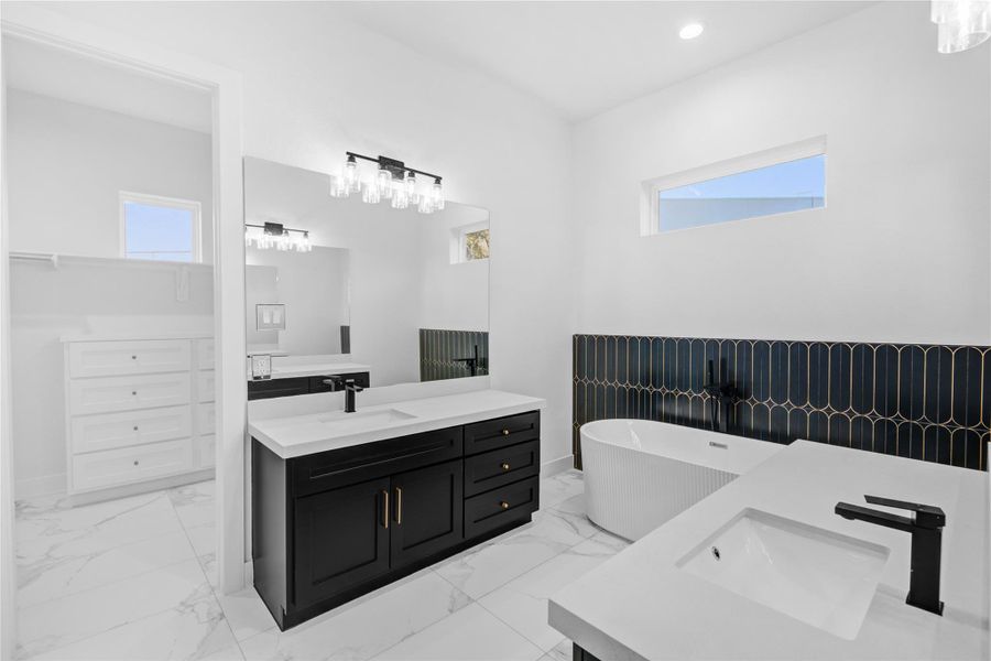 Furnished interior view inside a new home in , Houston (Image 15).