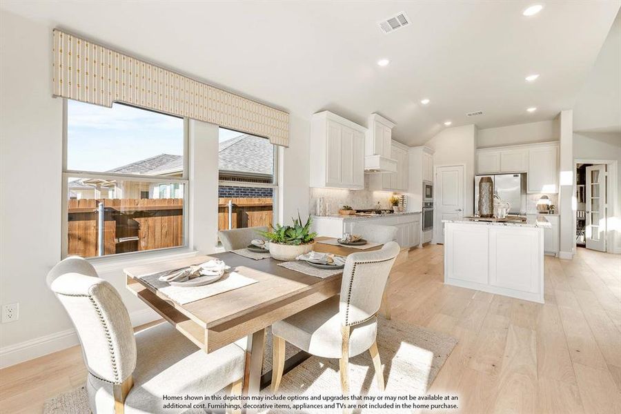 Furnished interior view inside a new home in Woodstone, Providence Village (Image 17).
