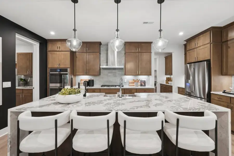 Furnished interior view inside a new home in Altis At Serenity, Fuquay Varina (Image 6).