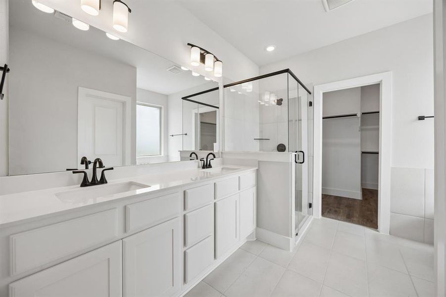 Furnished interior view inside a new home in Ellis Ranch Estates, Waxahachie (Image 14).