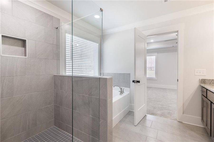 Furnished interior view inside a new home in Weslyn Park, Social Circle (Image 9).