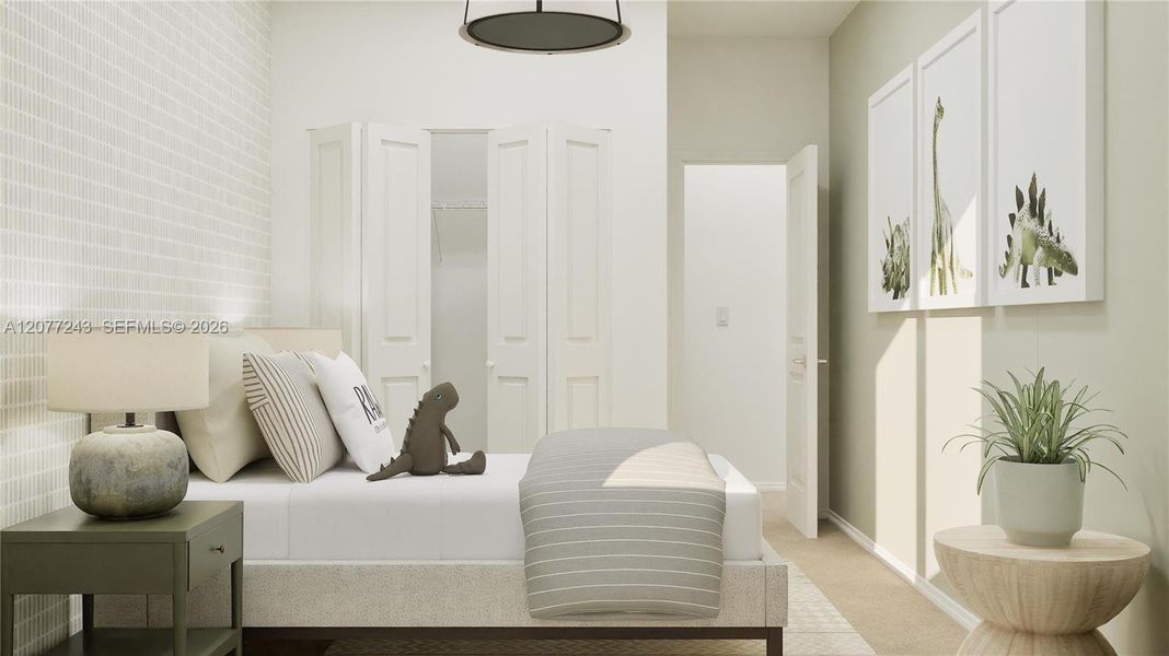 Furnished interior view inside a new home in Sunscapes, Florida City (Image 8). Furnished interior view inside a new home in Sunscapes, Florida City (Image 8).