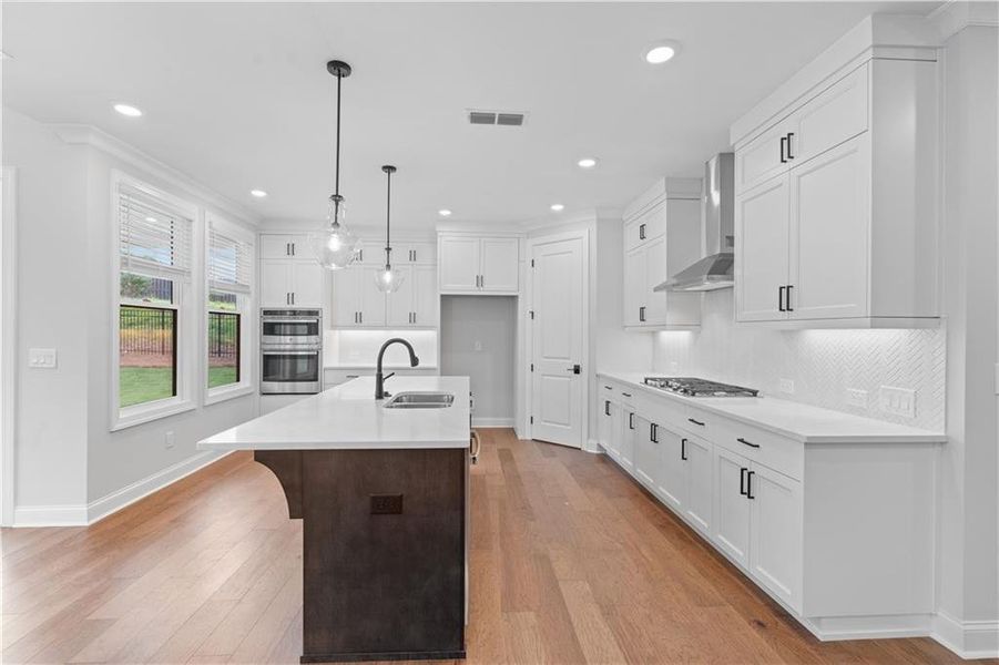 Furnished interior view inside a new home in Promenade at Sawnee Village, Cumming (Image 9).