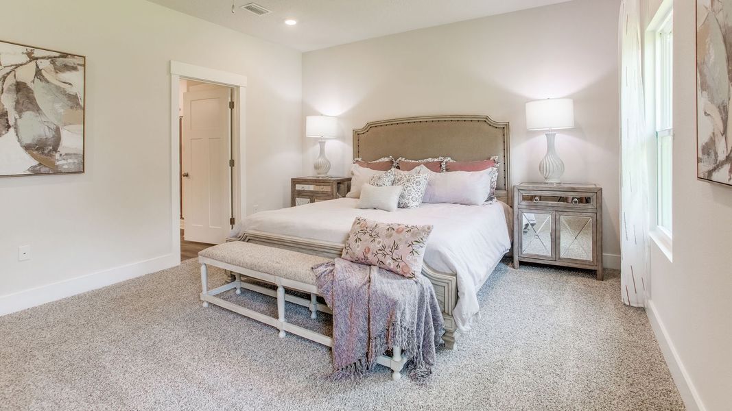 Furnished interior view inside a new home in Ashton Park Phase III, Freeport (Image 17).