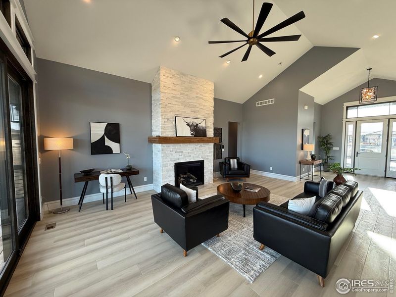 Furnished interior view inside a new home in , Fort Collins (Image 29).