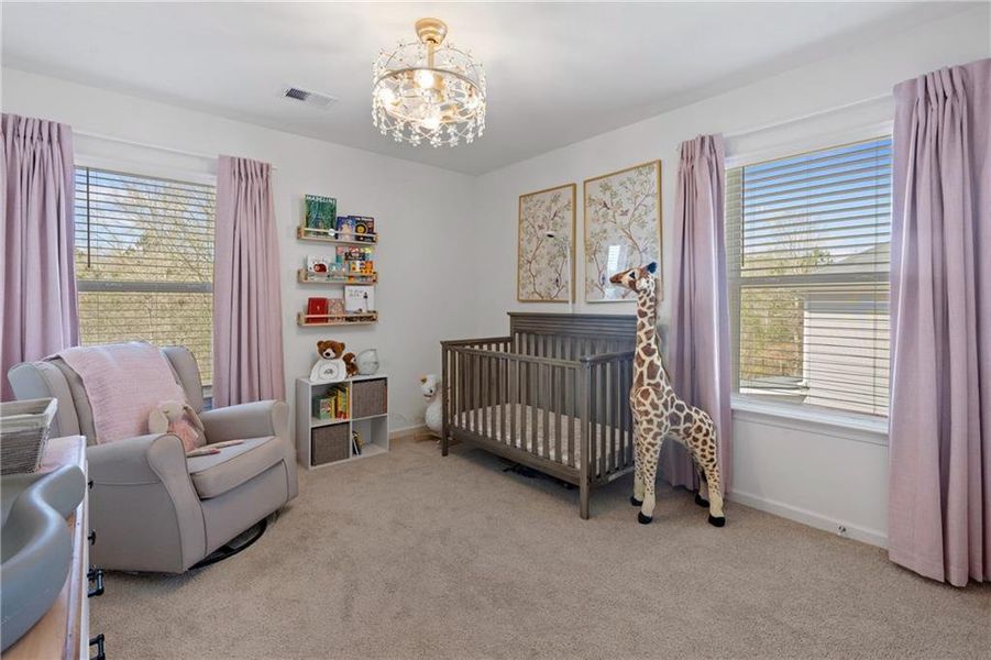 Furnished interior view inside a new home in Water Oak Estates, Lawrenceville (Image 31).