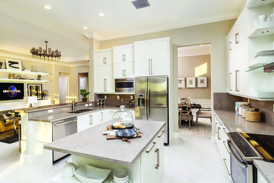 Representative furnished interior of a home built from the Julia by GL Homes in Valencia Grand (55+), Boynton Beach (Image 4).