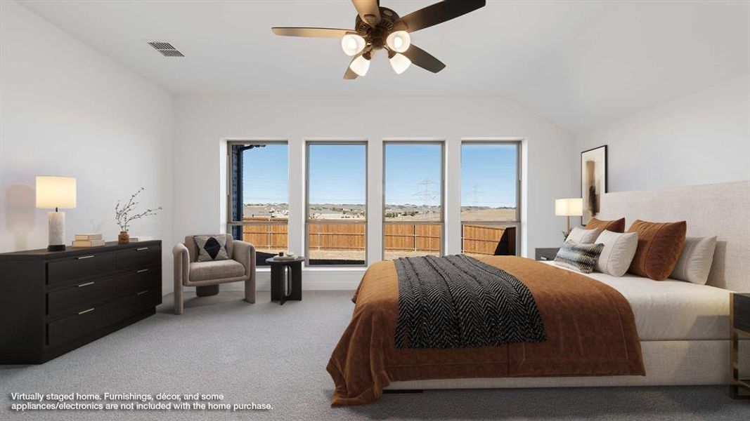 Furnished interior view inside a new home in Ventana, Fort Worth (Image 11).