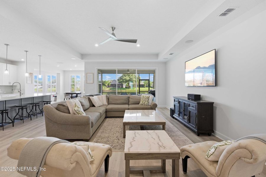 Furnished interior view inside a new home in Trailmark - Phase 6, St. Augustine (Image 8). Furnished interior view inside a new home in Trailmark - Phase 6, St. Augustine (Image 8).