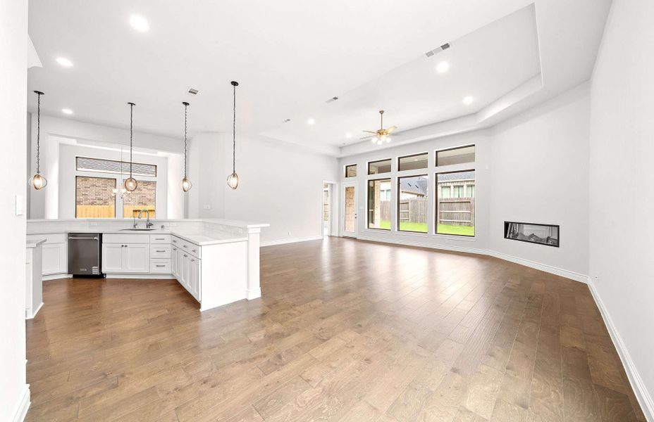 Spacious, unfurnished interior of a new home in Audubon 60′, Magnolia (Image 23).