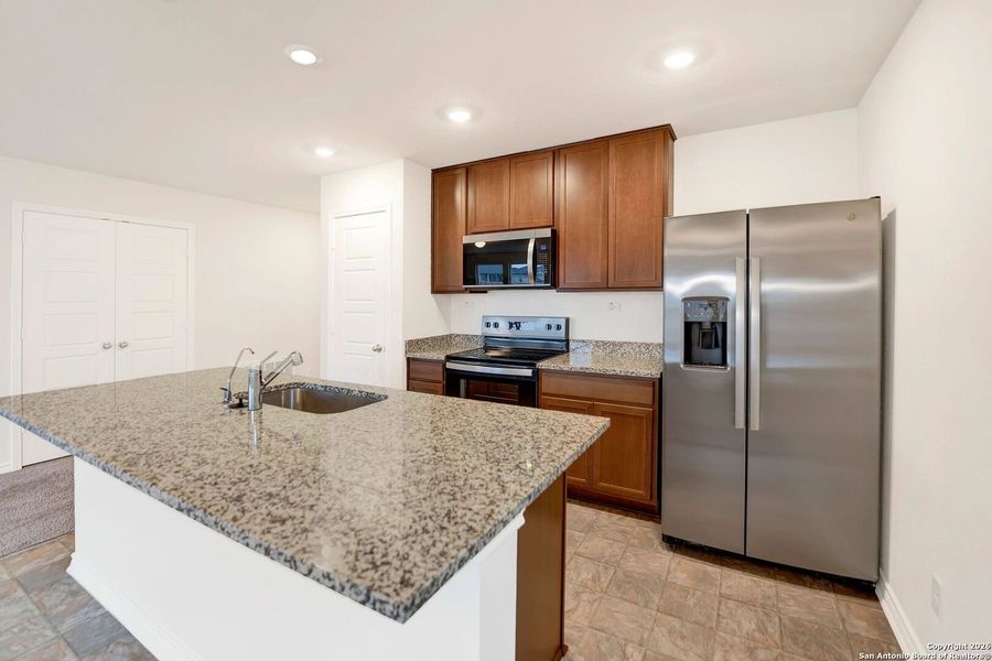 Furnished interior view inside a new home in , San Antonio (Image 8).
