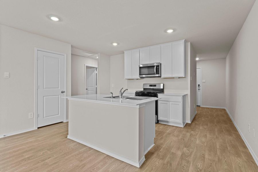 Furnished interior view inside a new home in Sunset Oaks, Maxwell (Image 5). Furnished interior view inside a new home in Sunset Oaks, Maxwell (Image 5).