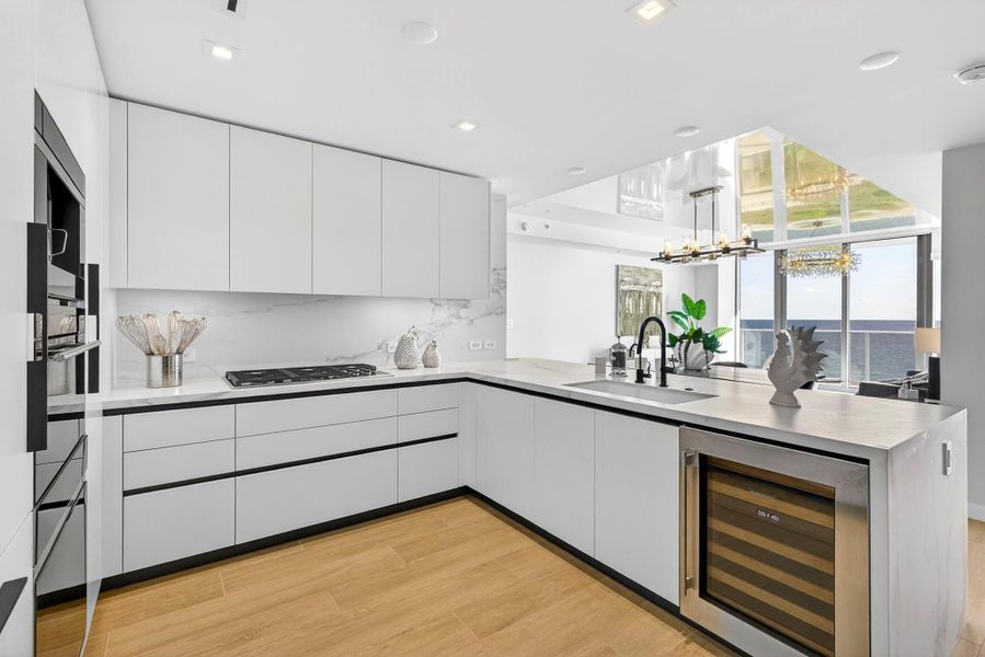 Furnished interior view inside a new home in , Pompano Beach (Image 33).