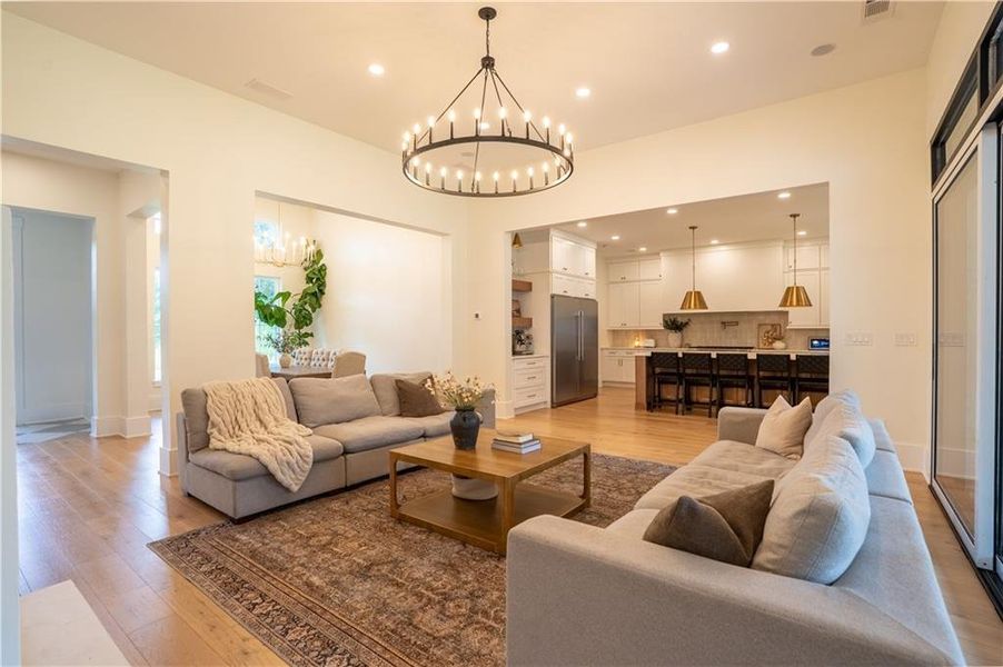 Furnished interior view inside a new home in , Maysville (Image 8).