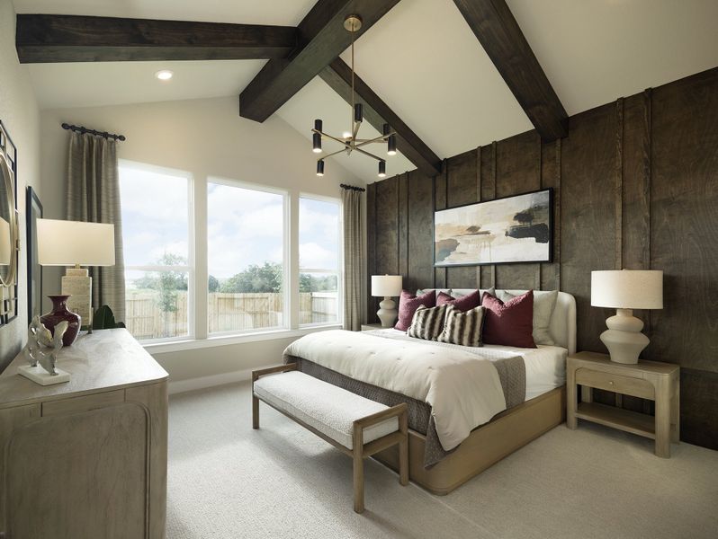 Representative furnished interior of a home built from the Jonestown by Scott Felder Homes in Esperanza, Boerne (Image 13).