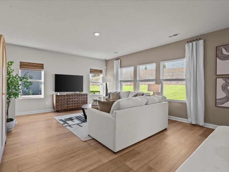 Furnished interior view inside a new home in River Glen, Angier (Image 8).