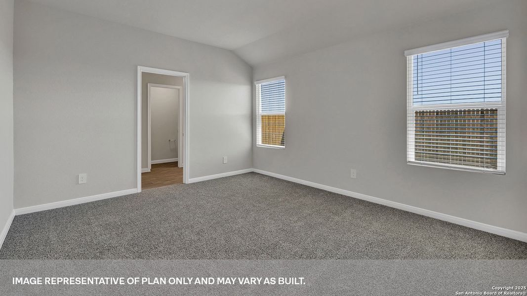Spacious, unfurnished interior of a new home in Whisper South, San Marcos (Image 26).