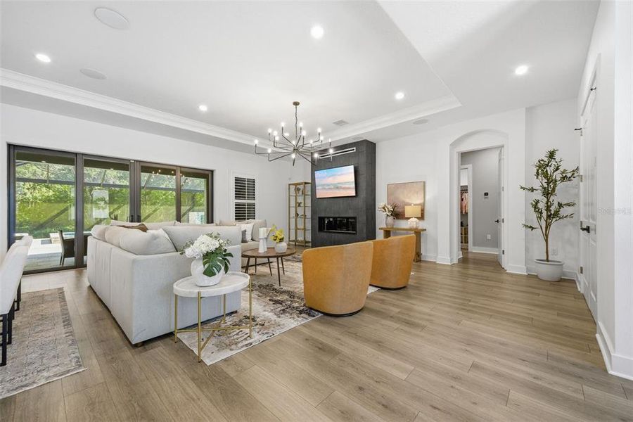 Furnished interior view inside a new home in , Tarpon Springs (Image 7).