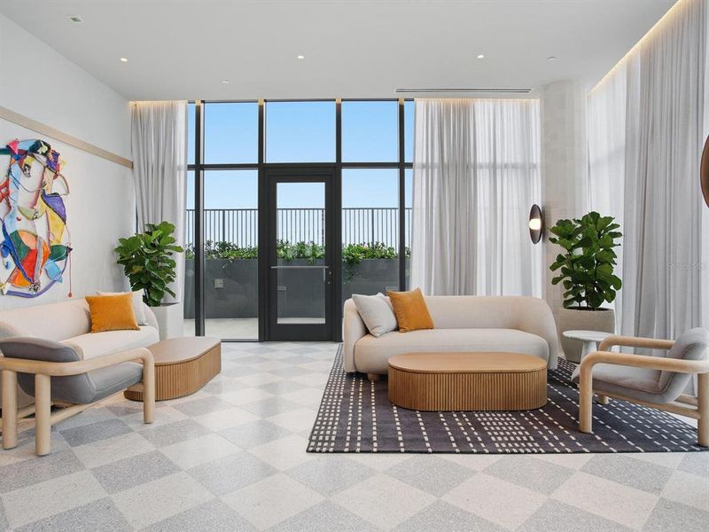 Furnished interior view inside a new home in , Tampa (Image 55).