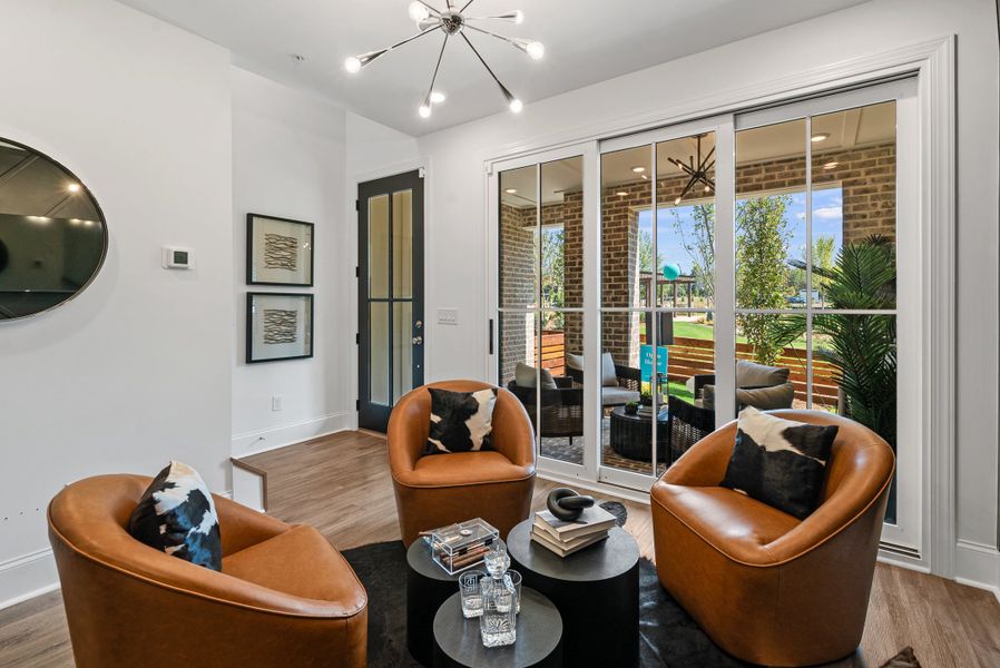 Representative furnished interior of a home built from the The Barnsley I by The Providence Group in IveyBrooke, Alpharetta (Image 10).