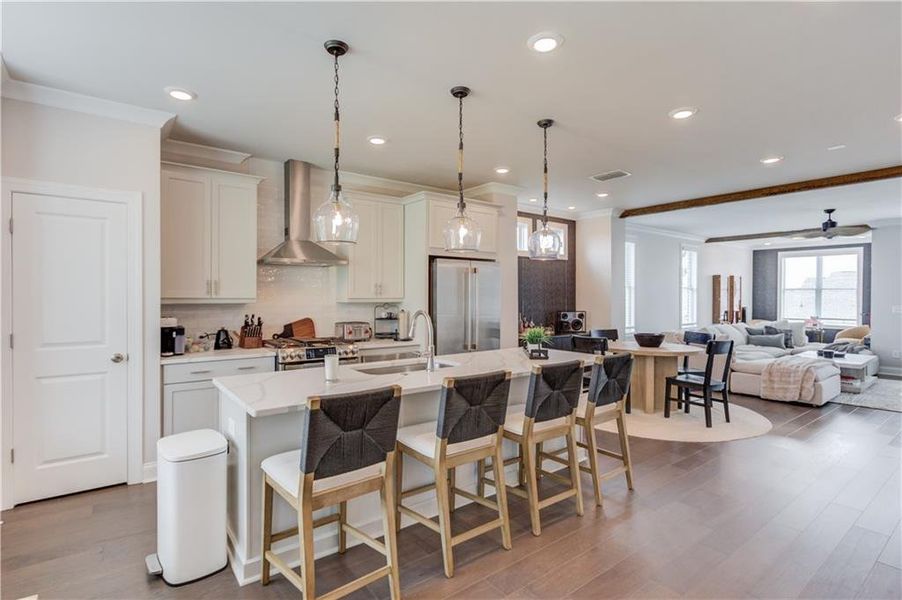 Furnished interior view inside a new home in , Buford (Image 18). Furnished interior view inside a new home in , Buford (Image 18).