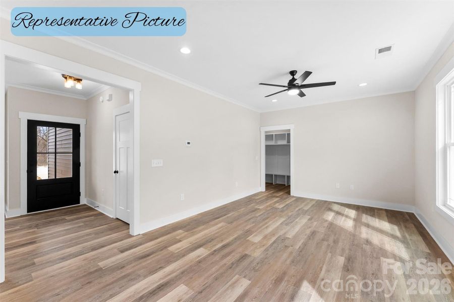 Spacious, unfurnished interior of a new home in , Albemarle (Image 22). Spacious, unfurnished interior of a new home in , Albemarle (Image 22).