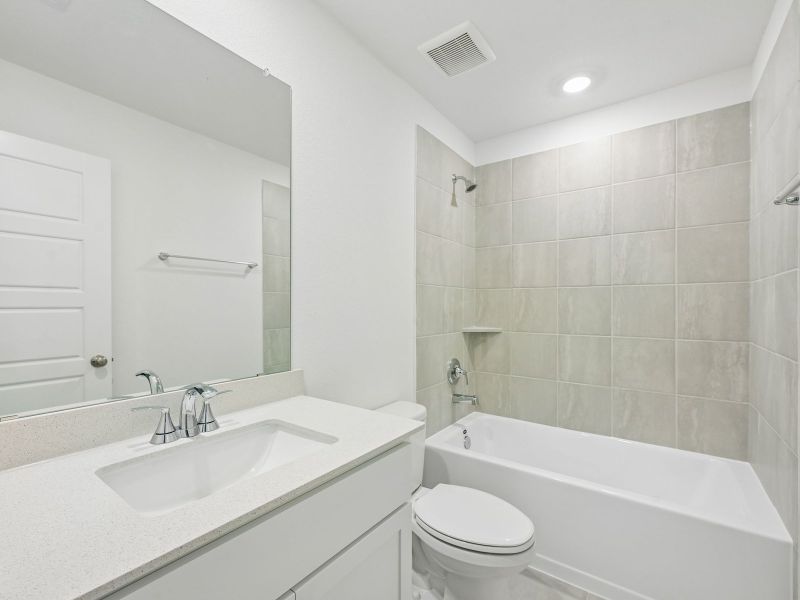 Furnished interior view inside a new home in Riviera Pines - Traditional Series, Huffman (Image 5).