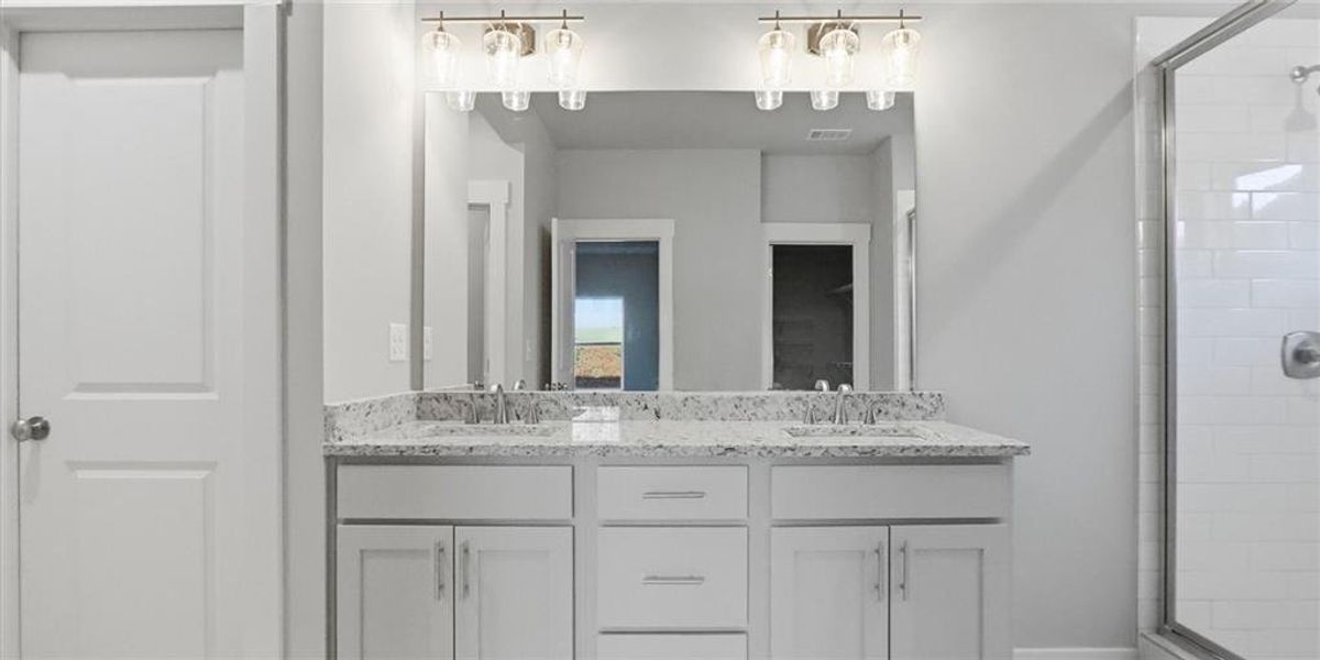 Furnished interior view inside a new home in Traditions of Braselton, Jefferson (Image 12).