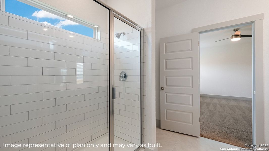 Furnished interior view inside a new home in Riverstone at Westpointe, San Antonio (Image 4).