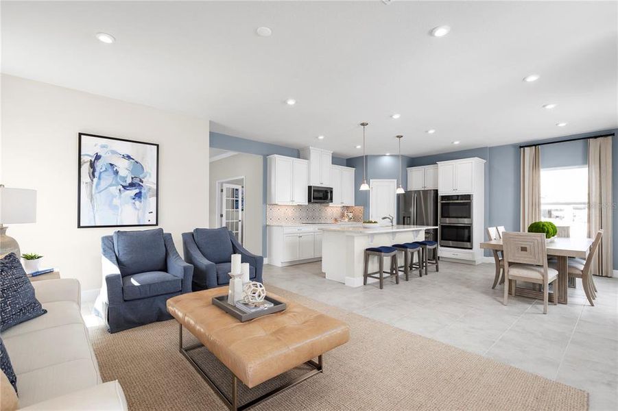 Furnished interior view inside a new home in Cypress Ridge Ranch, Wimauma (Image 6).