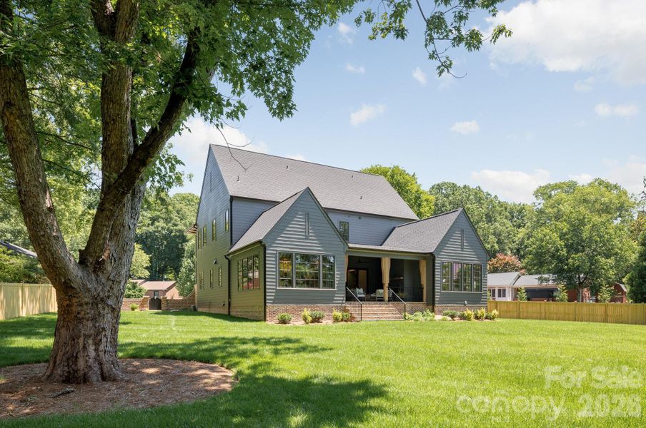 Exterior details and patio area of a home in , Charlotte (Image 28).
