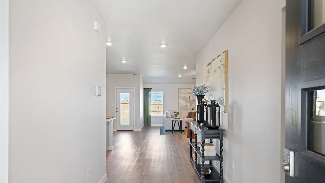 Furnished interior view inside a new home in King's Landing, Corpus Christi (Image 3).