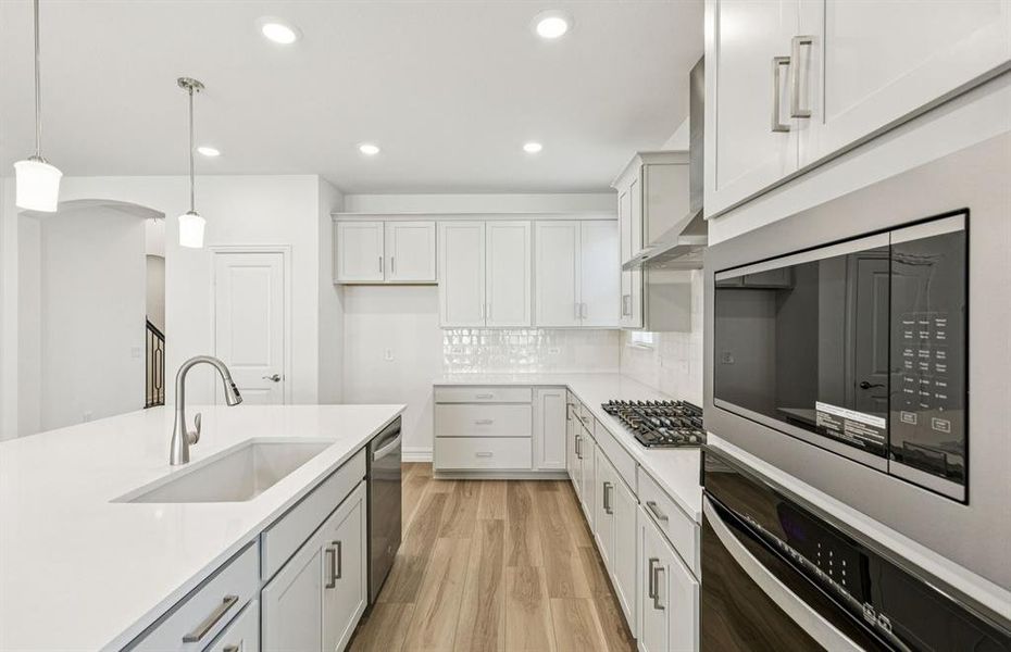 Abundant cabinet space in kitchen Abundant cabinet space in kitchen