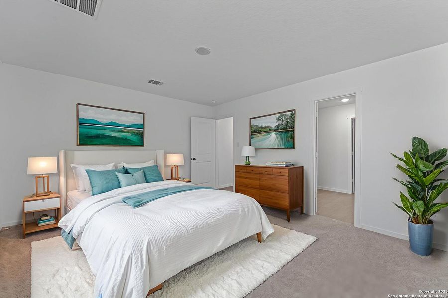 Furnished interior view inside a new home in Lodi Grove, Floresville (Image 9).