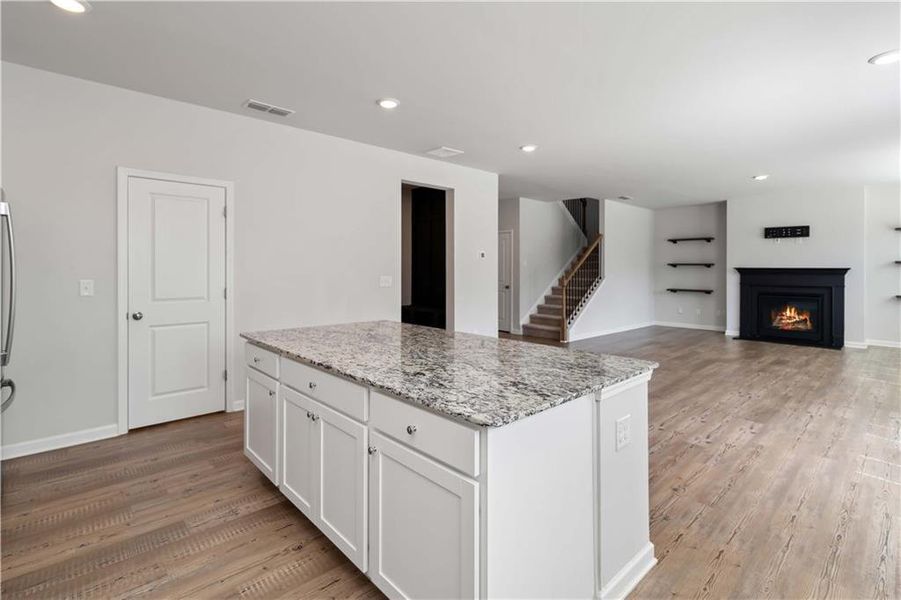 Furnished interior view inside a new home in , Atlanta (Image 32).