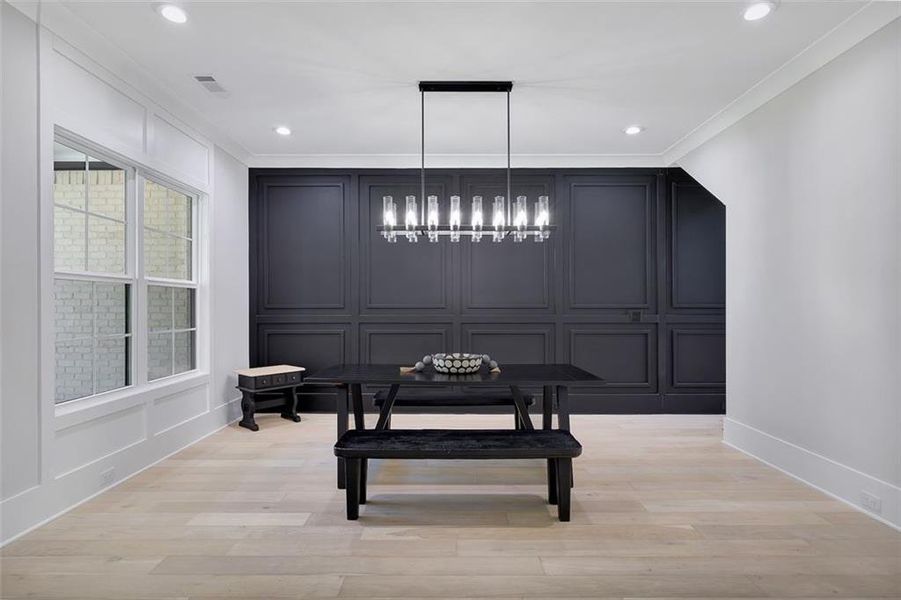 Furnished interior view inside a new home in , Suwanee (Image 11).