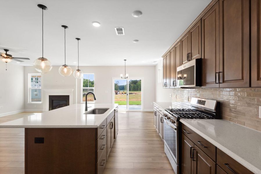 Furnished interior view inside a new home in Hayes Village, Greensboro (Image 7).