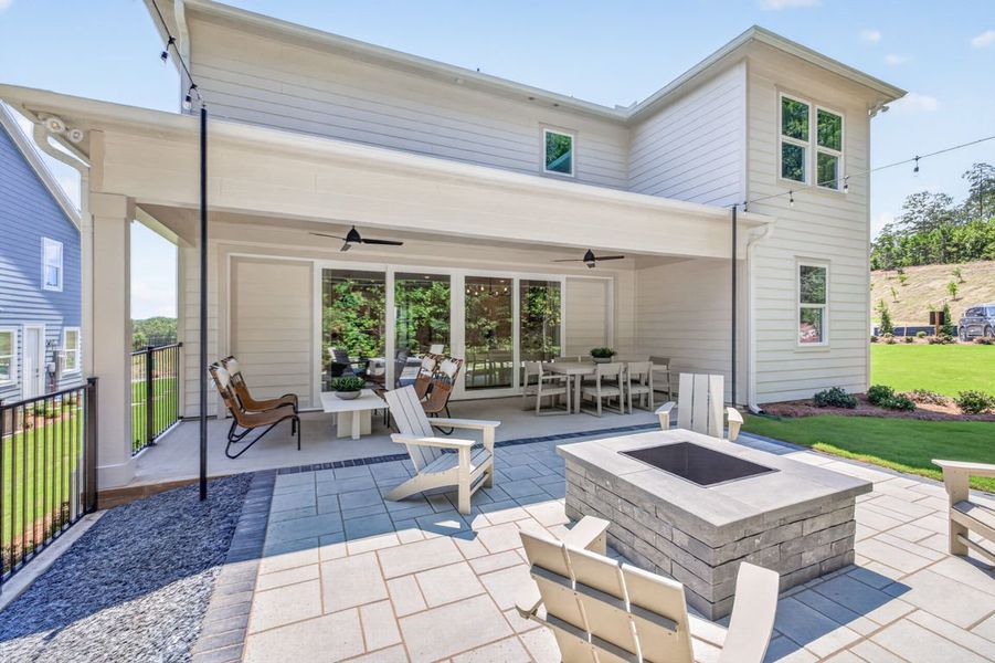 Representative exterior details of a home built from the Wynfield by Pulte Homes in Bleckley Station, Ball Ground (Image 31).