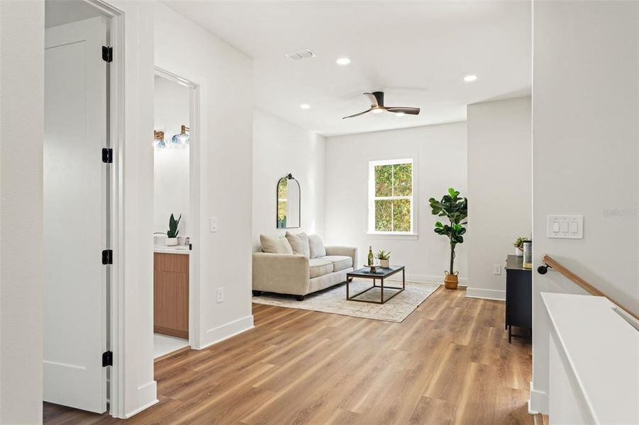 Furnished interior view inside a new home in , Seminole (Image 35).