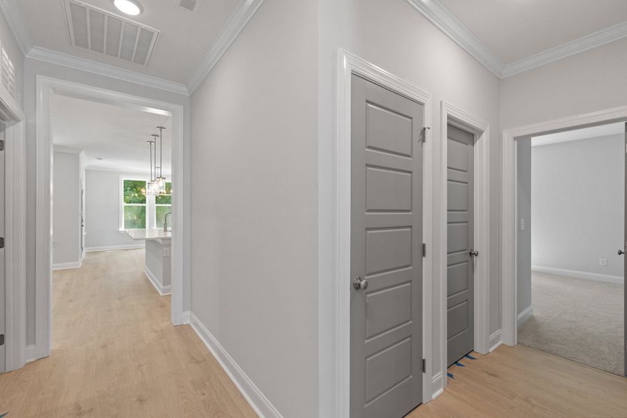 Representative unfurnished interior of a home built from the The Ellery by RobuckHomes in Baylee Ridge, Selma (Image 98).