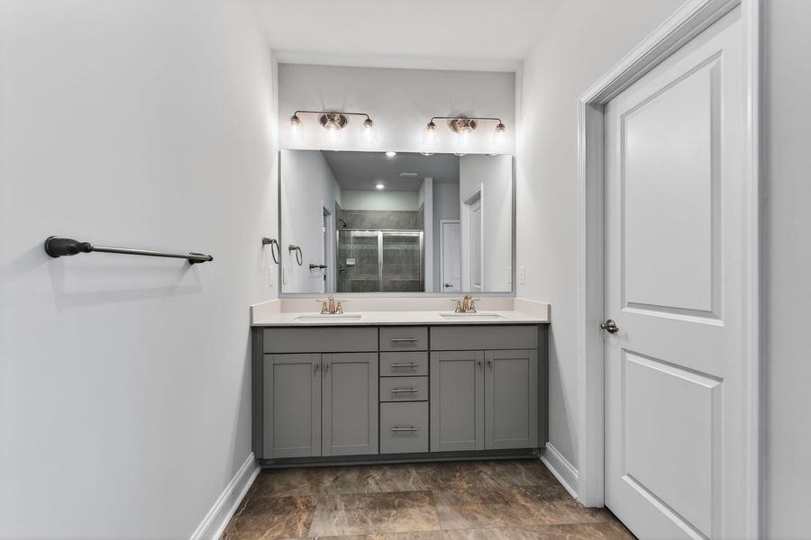 Furnished interior view inside a new home in Crystal Village, Albemarle (Image 10).