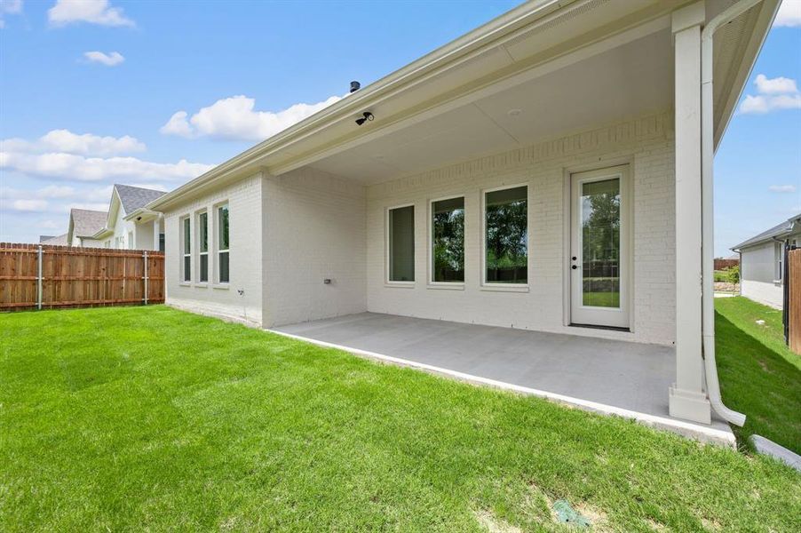 Front exterior of a new home in Parks of Aledo, Aledo, TX, highlighting curb appeal (Image 24). Front exterior of a new home in Parks of Aledo, Aledo, TX, highlighting curb appeal (Image 24).